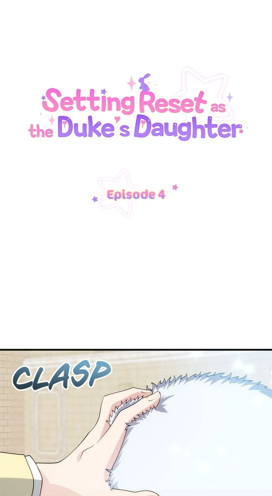 Setting Reset as the Duke's Daughter Chapter 4 page 1
