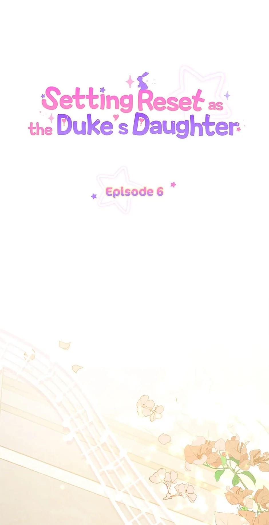 Setting Reset as the Duke's Daughter Chapter 6 page 1