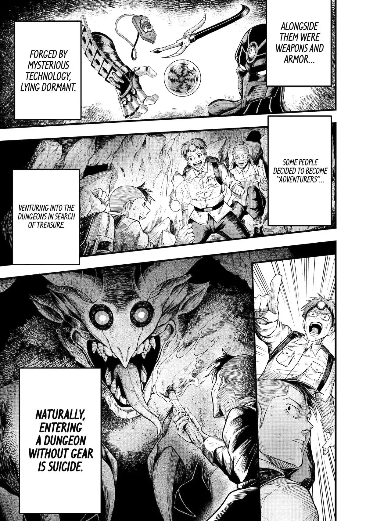 Shachiku Kensei, Haishinsha ni Naru: Black Guild Kaishain, Ukkari Kaisha-you Kaisen de S-kyuu Monster o Aite ni Musou Suru Tokoro o Zenkoku Haishin Shiteshimau Chapter 1 page 6