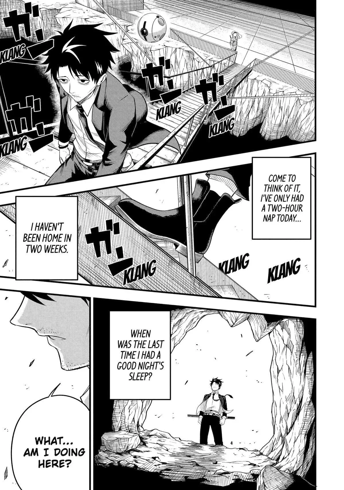 Shachiku Kensei, Haishinsha ni Naru: Black Guild Kaishain, Ukkari Kaisha-you Kaisen de S-kyuu Monster o Aite ni Musou Suru Tokoro o Zenkoku Haishin Shiteshimau Chapter 1 page 15