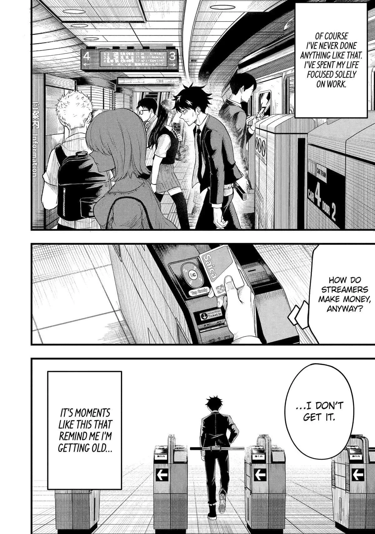Shachiku Kensei, Haishinsha ni Naru: Black Guild Kaishain, Ukkari Kaisha-you Kaisen de S-kyuu Monster o Aite ni Musou Suru Tokoro o Zenkoku Haishin Shiteshimau Chapter 1 page 9