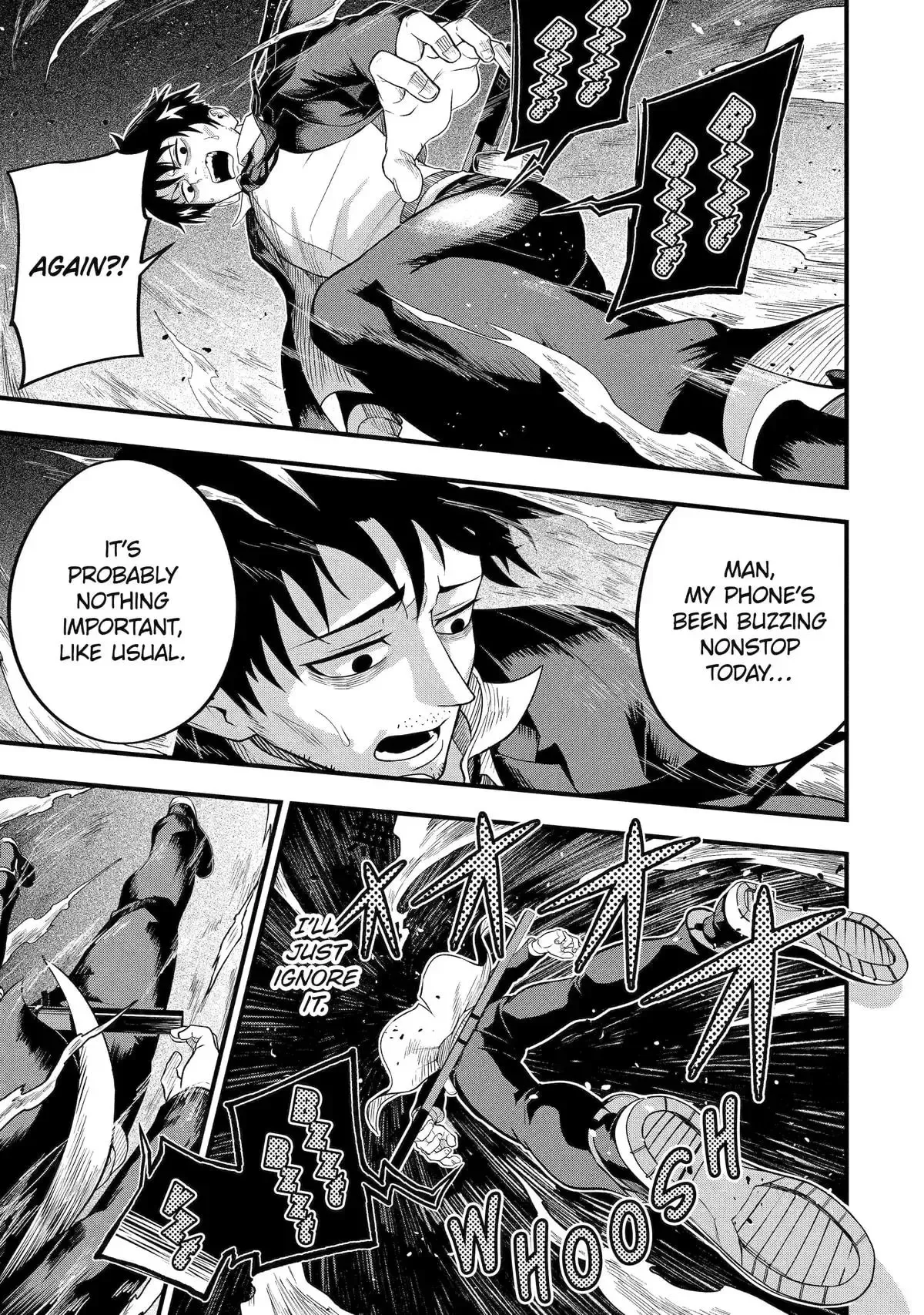 Shachiku Kensei, Haishinsha ni Naru: Black Guild Kaishain, Ukkari Kaisha-you Kaisen de S-kyuu Monster o Aite ni Musou Suru Tokoro o Zenkoku Haishin Shiteshimau Chapter 1 page 31