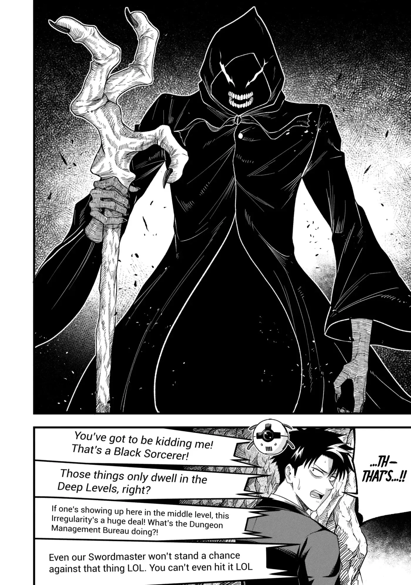 Shachiku Kensei, Haishinsha ni Naru: Black Guild Kaishain, Ukkari Kaisha-you Kaisen de S-kyuu Monster o Aite ni Musou Suru Tokoro o Zenkoku Haishin Shiteshimau Chapter 10.1 page 6