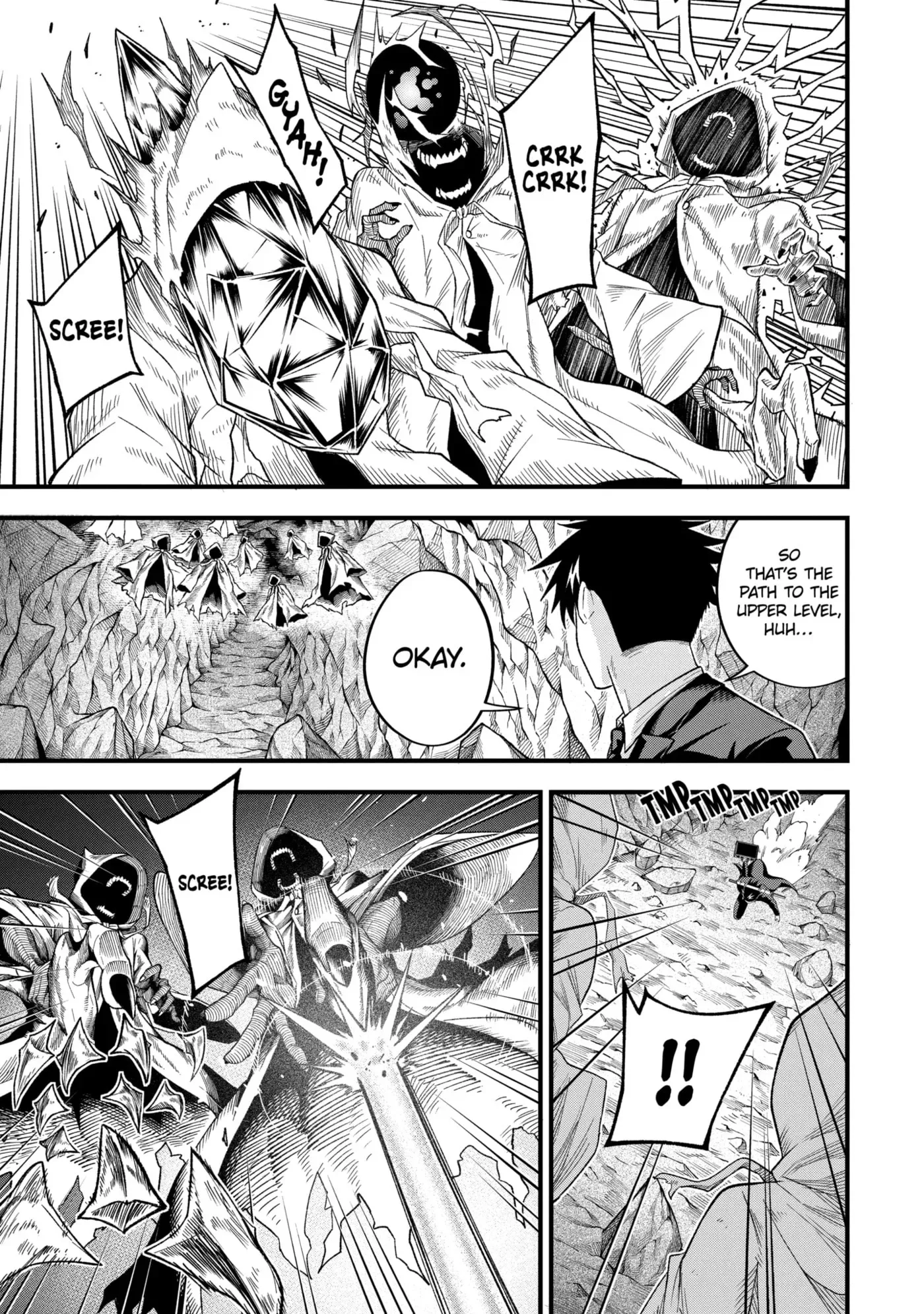 Shachiku Kensei, Haishinsha ni Naru: Black Guild Kaishain, Ukkari Kaisha-you Kaisen de S-kyuu Monster o Aite ni Musou Suru Tokoro o Zenkoku Haishin Shiteshimau Chapter 10.1 page 3