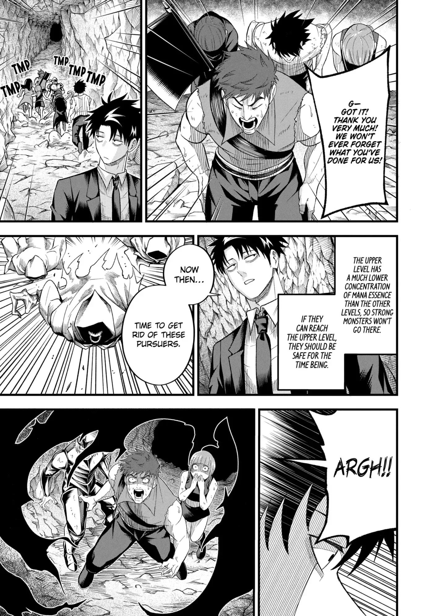 Shachiku Kensei, Haishinsha ni Naru: Black Guild Kaishain, Ukkari Kaisha-you Kaisen de S-kyuu Monster o Aite ni Musou Suru Tokoro o Zenkoku Haishin Shiteshimau Chapter 10.1 page 5