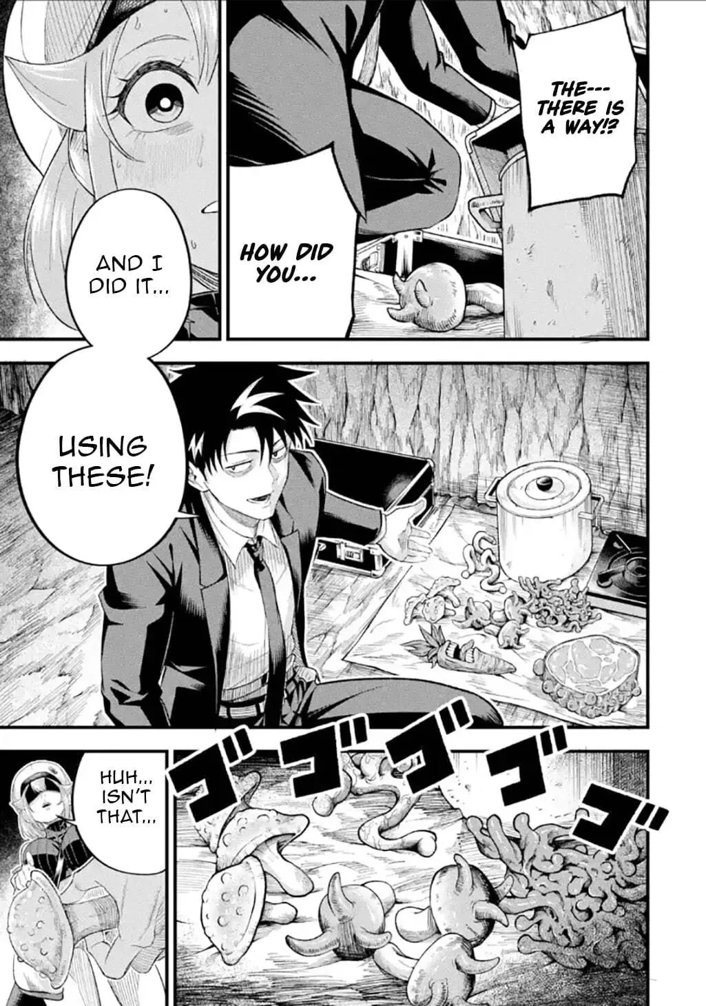 Shachiku Kensei, Haishinsha ni Naru: Black Guild Kaishain, Ukkari Kaisha-you Kaisen de S-kyuu Monster o Aite ni Musou Suru Tokoro o Zenkoku Haishin Shiteshimau Chapter 10.3 page 11