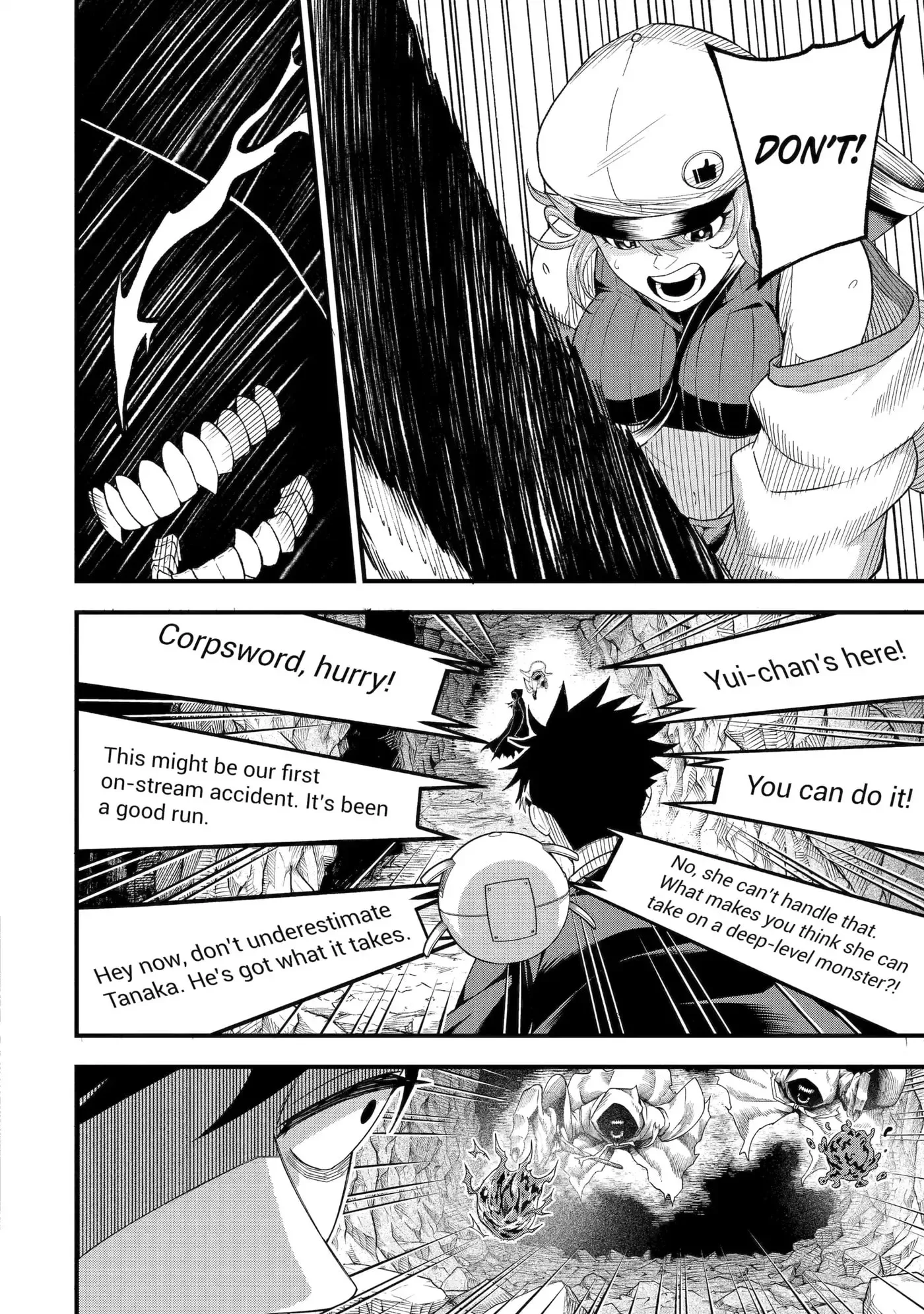 Shachiku Kensei, Haishinsha ni Naru: Black Guild Kaishain, Ukkari Kaisha-you Kaisen de S-kyuu Monster o Aite ni Musou Suru Tokoro o Zenkoku Haishin Shiteshimau Chapter 10 page 8