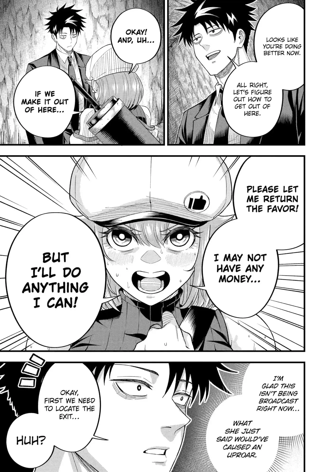 Shachiku Kensei, Haishinsha ni Naru: Black Guild Kaishain, Ukkari Kaisha-you Kaisen de S-kyuu Monster o Aite ni Musou Suru Tokoro o Zenkoku Haishin Shiteshimau Chapter 10 page 34