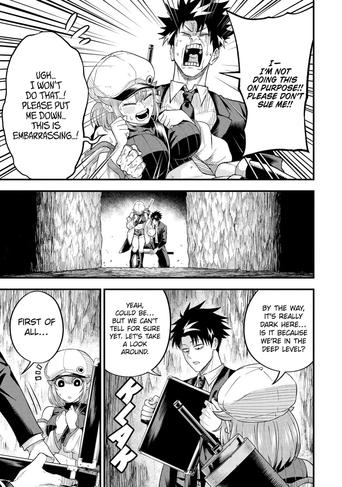 Shachiku Kensei, Haishinsha ni Naru: Black Guild Kaishain, Ukkari Kaisha-you Kaisen de S-kyuu Monster o Aite ni Musou Suru Tokoro o Zenkoku Haishin Shiteshimau Chapter 10 page 28