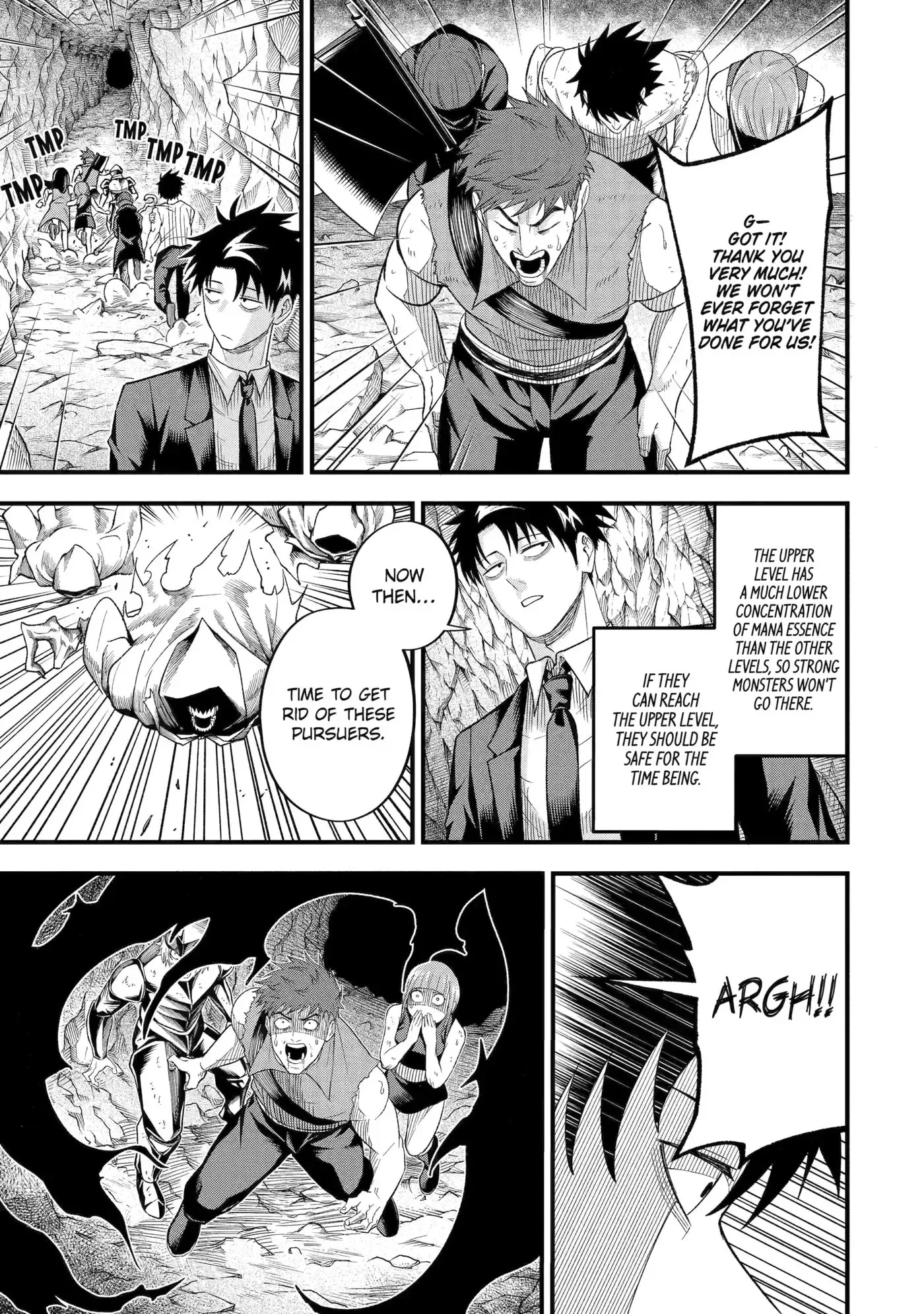 Shachiku Kensei, Haishinsha ni Naru: Black Guild Kaishain, Ukkari Kaisha-you Kaisen de S-kyuu Monster o Aite ni Musou Suru Tokoro o Zenkoku Haishin Shiteshimau Chapter 10 page 5