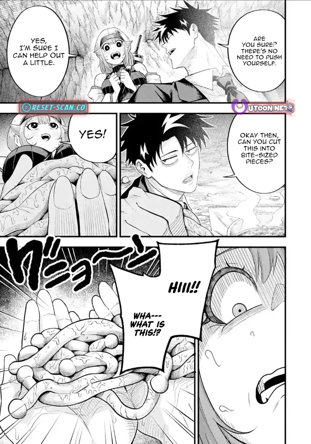 Shachiku Kensei, Haishinsha ni Naru: Black Guild Kaishain, Ukkari Kaisha-you Kaisen de S-kyuu Monster o Aite ni Musou Suru Tokoro o Zenkoku Haishin Shiteshimau Chapter 11.1 page 5