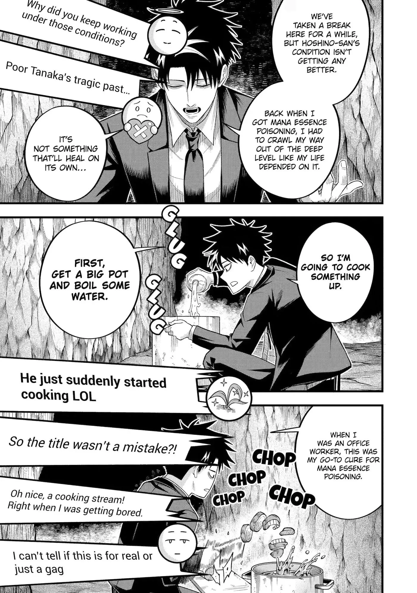 Shachiku Kensei, Haishinsha ni Naru: Black Guild Kaishain, Ukkari Kaisha-you Kaisen de S-kyuu Monster o Aite ni Musou Suru Tokoro o Zenkoku Haishin Shiteshimau Chapter 11 page 3