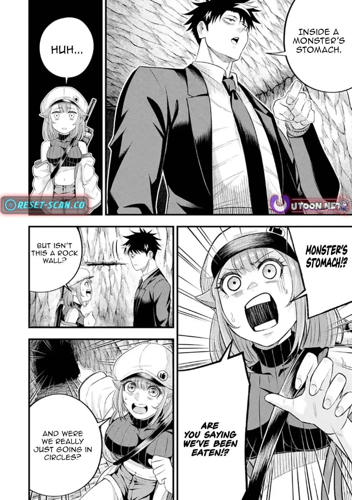 Shachiku Kensei, Haishinsha ni Naru: Black Guild Kaishain, Ukkari Kaisha-you Kaisen de S-kyuu Monster o Aite ni Musou Suru Tokoro o Zenkoku Haishin Shiteshimau Chapter 12.1 page 8