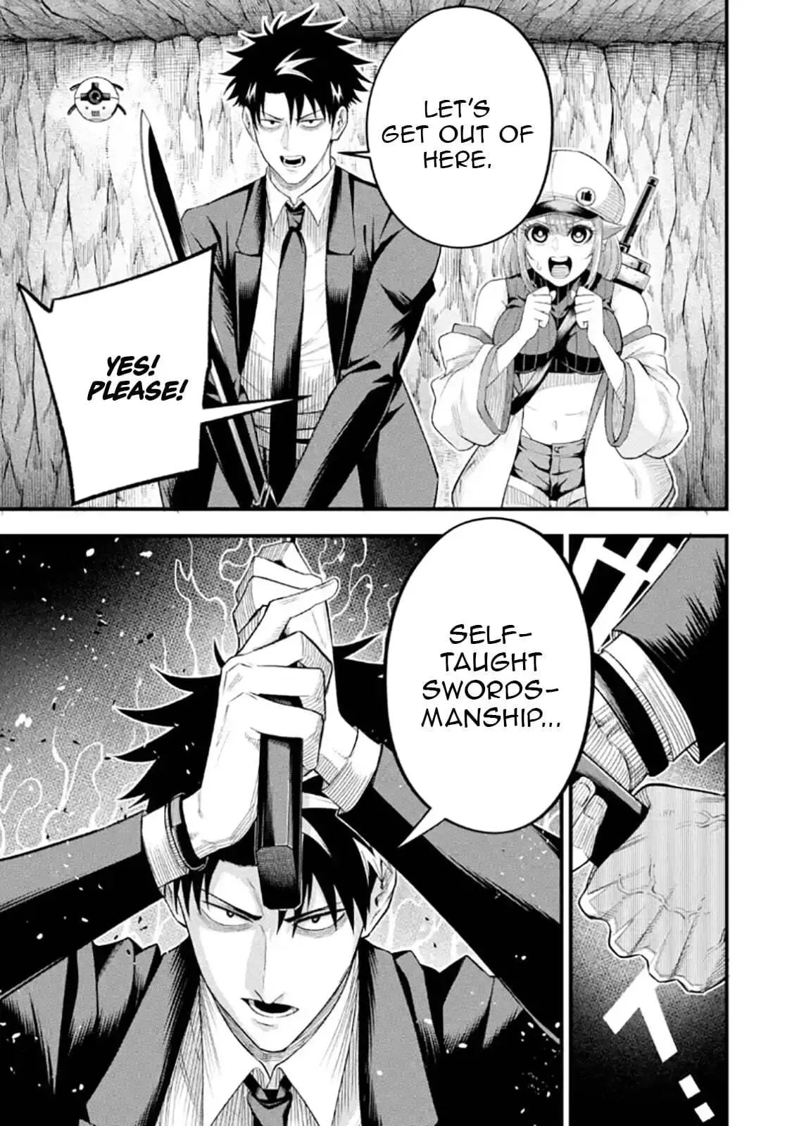 Shachiku Kensei, Haishinsha ni Naru: Black Guild Kaishain, Ukkari Kaisha-you Kaisen de S-kyuu Monster o Aite ni Musou Suru Tokoro o Zenkoku Haishin Shiteshimau Chapter 12.1 page 11