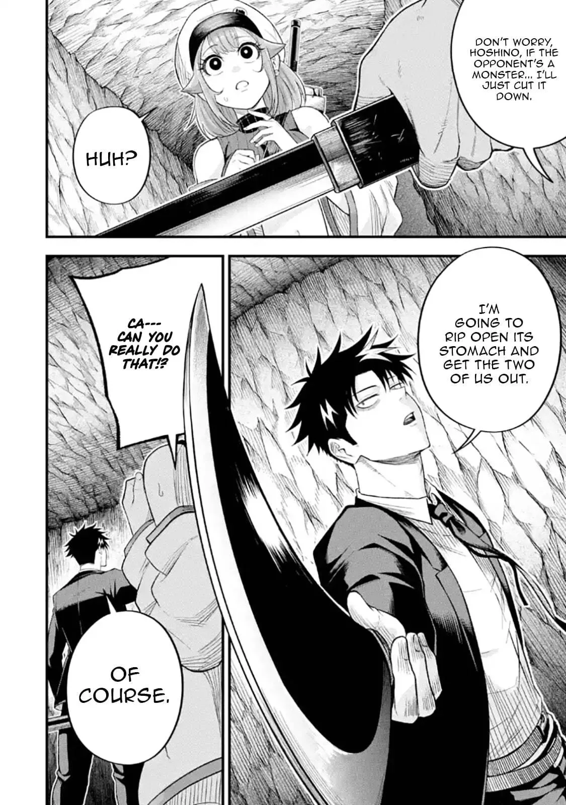 Shachiku Kensei, Haishinsha ni Naru: Black Guild Kaishain, Ukkari Kaisha-you Kaisen de S-kyuu Monster o Aite ni Musou Suru Tokoro o Zenkoku Haishin Shiteshimau Chapter 12.1 page 10