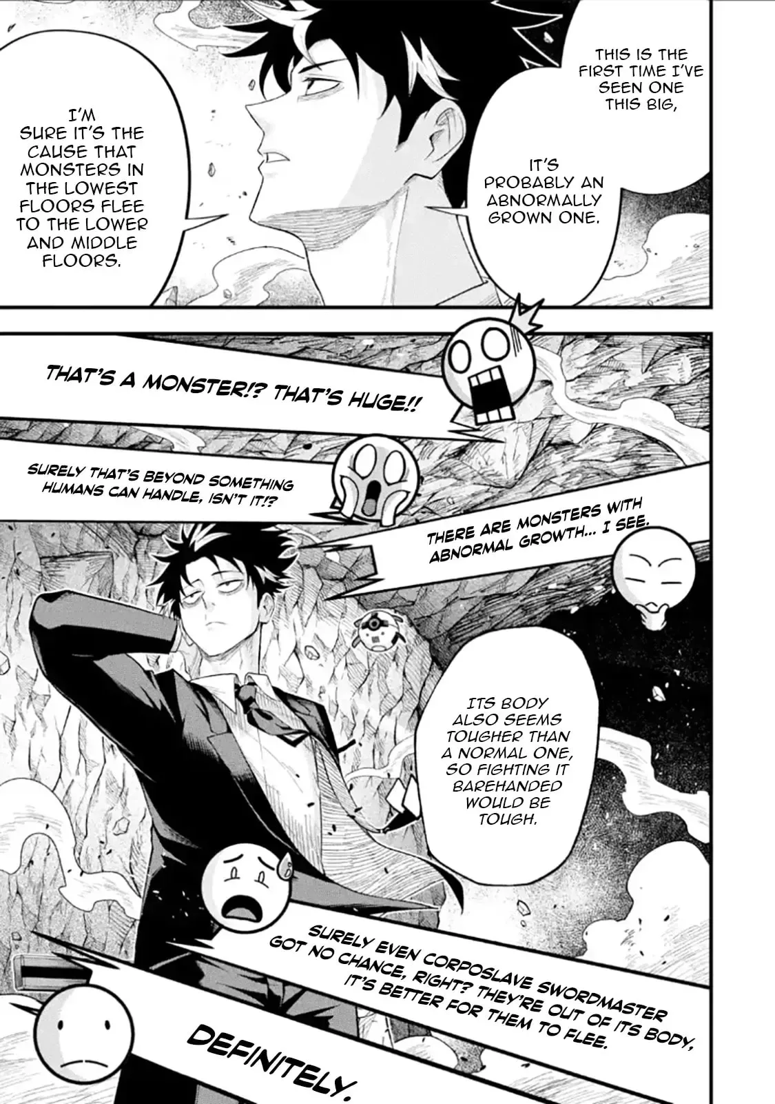 Shachiku Kensei, Haishinsha ni Naru: Black Guild Kaishain, Ukkari Kaisha-you Kaisen de S-kyuu Monster o Aite ni Musou Suru Tokoro o Zenkoku Haishin Shiteshimau Chapter 12.2 page 6