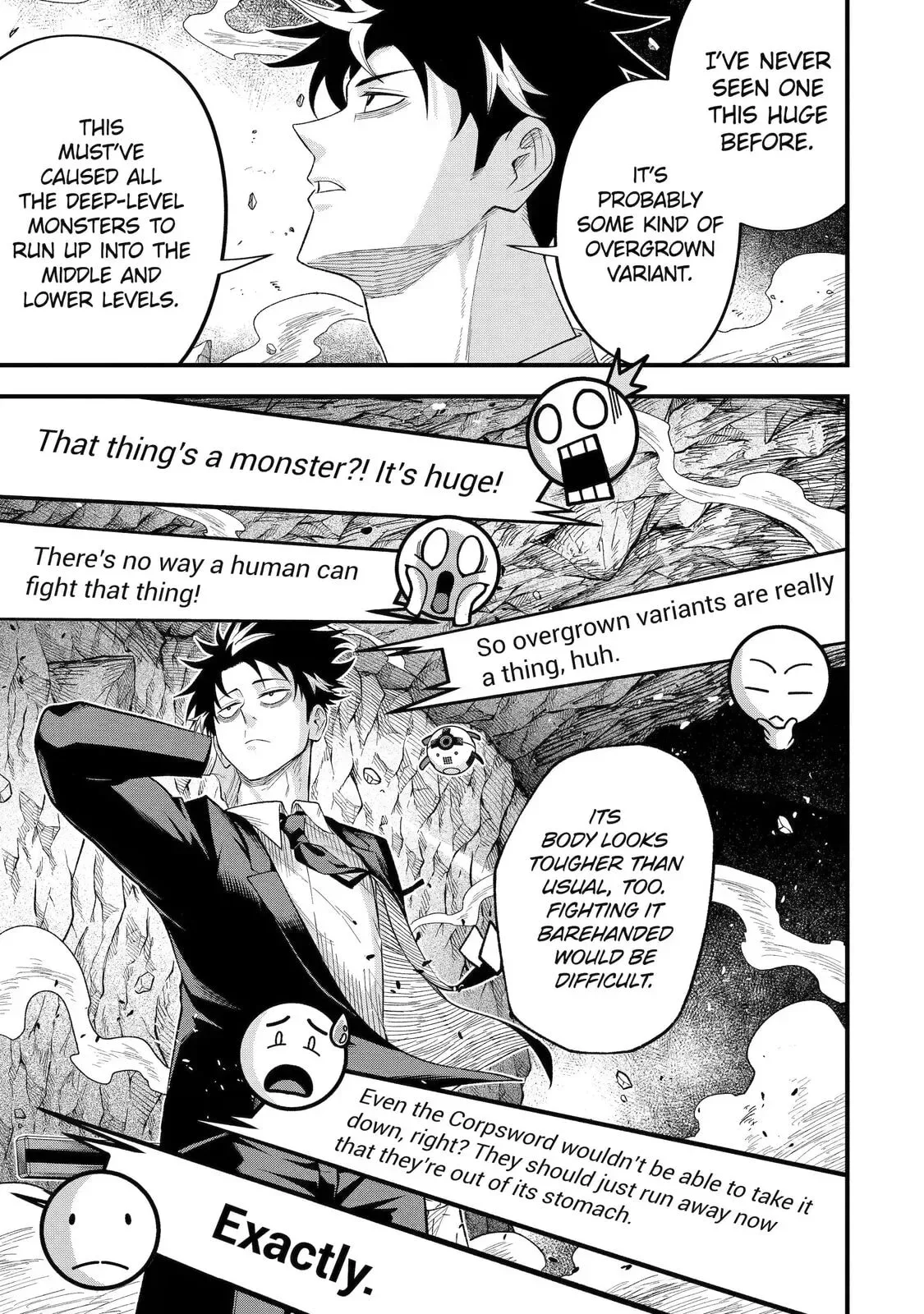 Shachiku Kensei, Haishinsha ni Naru: Black Guild Kaishain, Ukkari Kaisha-you Kaisen de S-kyuu Monster o Aite ni Musou Suru Tokoro o Zenkoku Haishin Shiteshimau Chapter 12 page 19