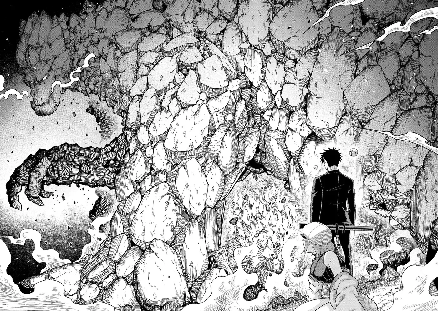 Shachiku Kensei, Haishinsha ni Naru: Black Guild Kaishain, Ukkari Kaisha-you Kaisen de S-kyuu Monster o Aite ni Musou Suru Tokoro o Zenkoku Haishin Shiteshimau Chapter 12 page 17