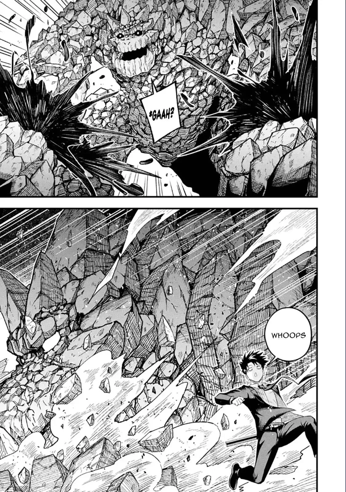 Shachiku Kensei, Haishinsha ni Naru: Black Guild Kaishain, Ukkari Kaisha-you Kaisen de S-kyuu Monster o Aite ni Musou Suru Tokoro o Zenkoku Haishin Shiteshimau Chapter 13.1 page 7