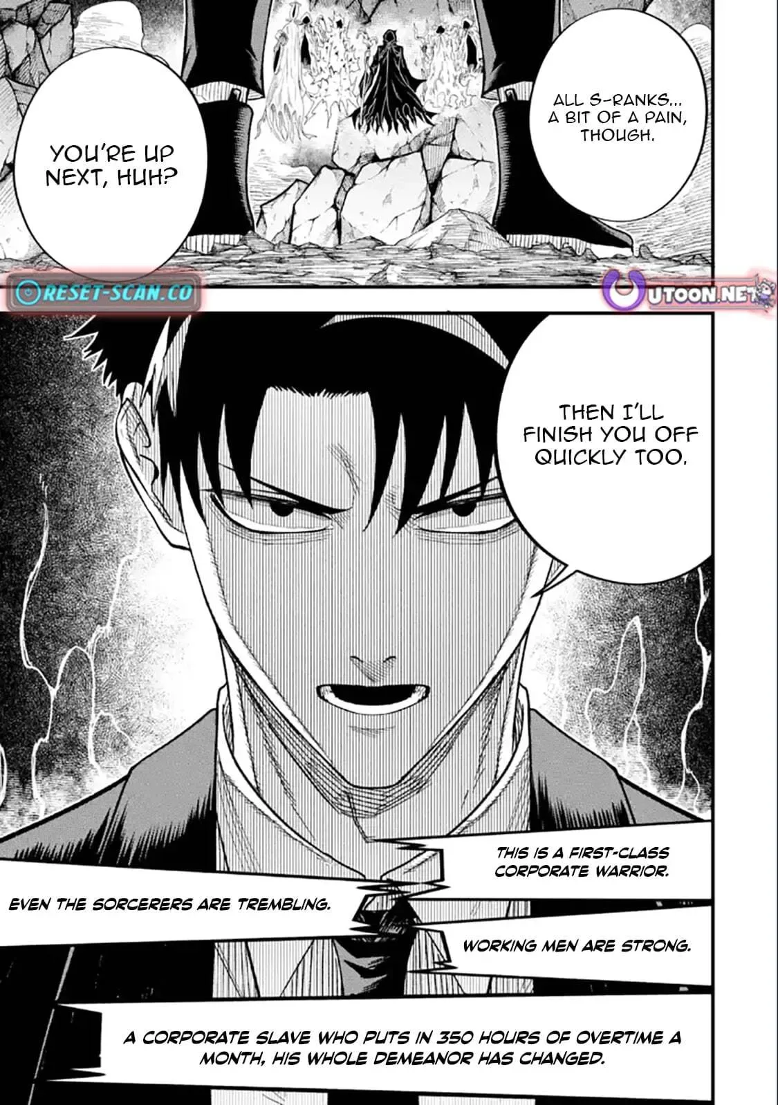 Shachiku Kensei, Haishinsha ni Naru: Black Guild Kaishain, Ukkari Kaisha-you Kaisen de S-kyuu Monster o Aite ni Musou Suru Tokoro o Zenkoku Haishin Shiteshimau Chapter 13.1 page 17