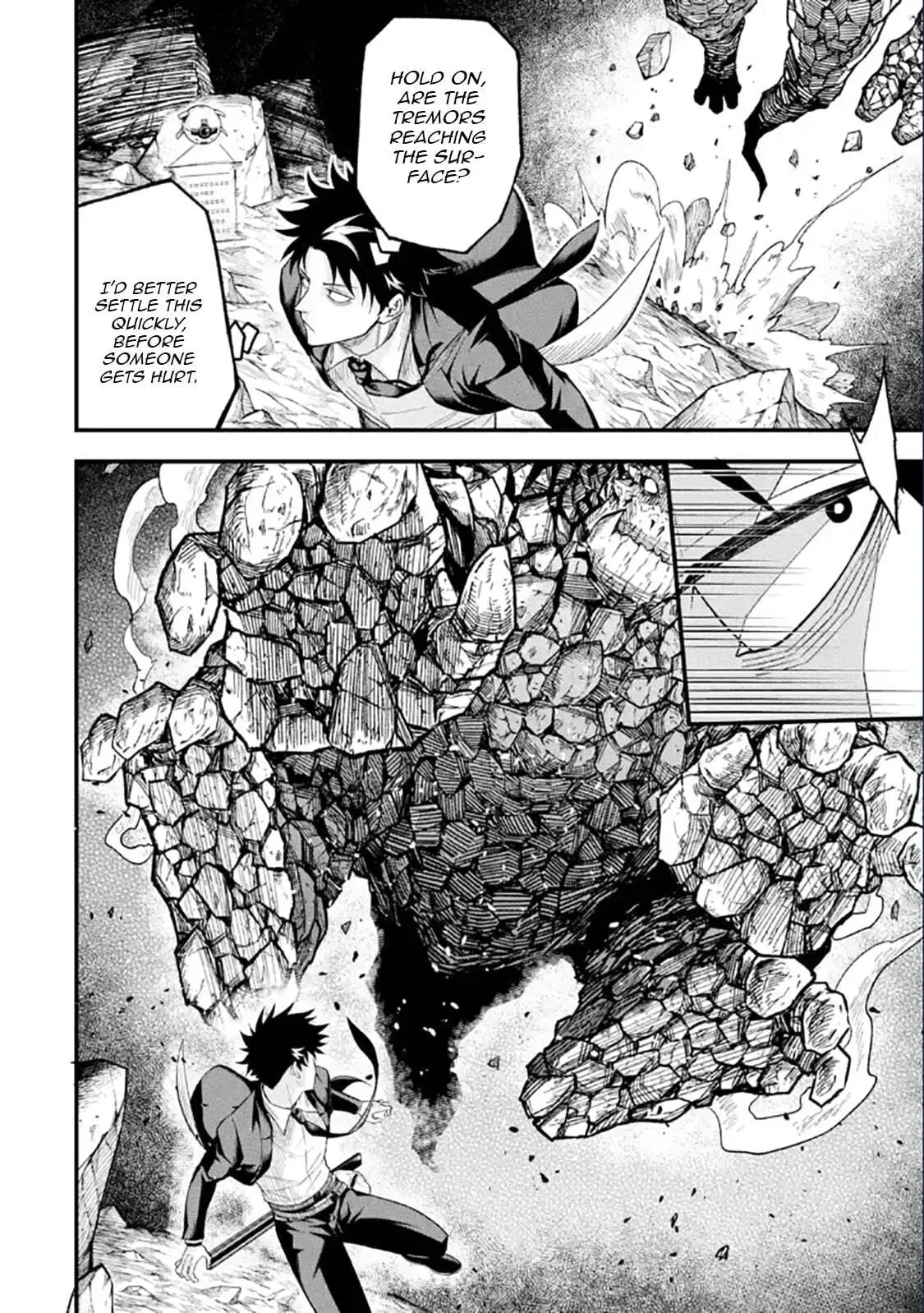 Shachiku Kensei, Haishinsha ni Naru: Black Guild Kaishain, Ukkari Kaisha-you Kaisen de S-kyuu Monster o Aite ni Musou Suru Tokoro o Zenkoku Haishin Shiteshimau Chapter 13.1 page 4