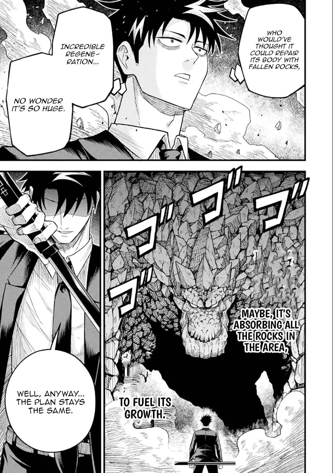 Shachiku Kensei, Haishinsha ni Naru: Black Guild Kaishain, Ukkari Kaisha-you Kaisen de S-kyuu Monster o Aite ni Musou Suru Tokoro o Zenkoku Haishin Shiteshimau Chapter 13.1 page 11