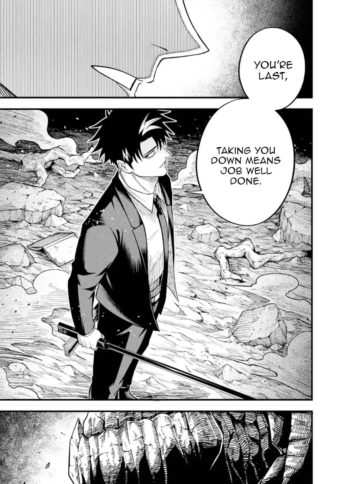 Shachiku Kensei, Haishinsha ni Naru: Black Guild Kaishain, Ukkari Kaisha-you Kaisen de S-kyuu Monster o Aite ni Musou Suru Tokoro o Zenkoku Haishin Shiteshimau Chapter 13.2 page 8
