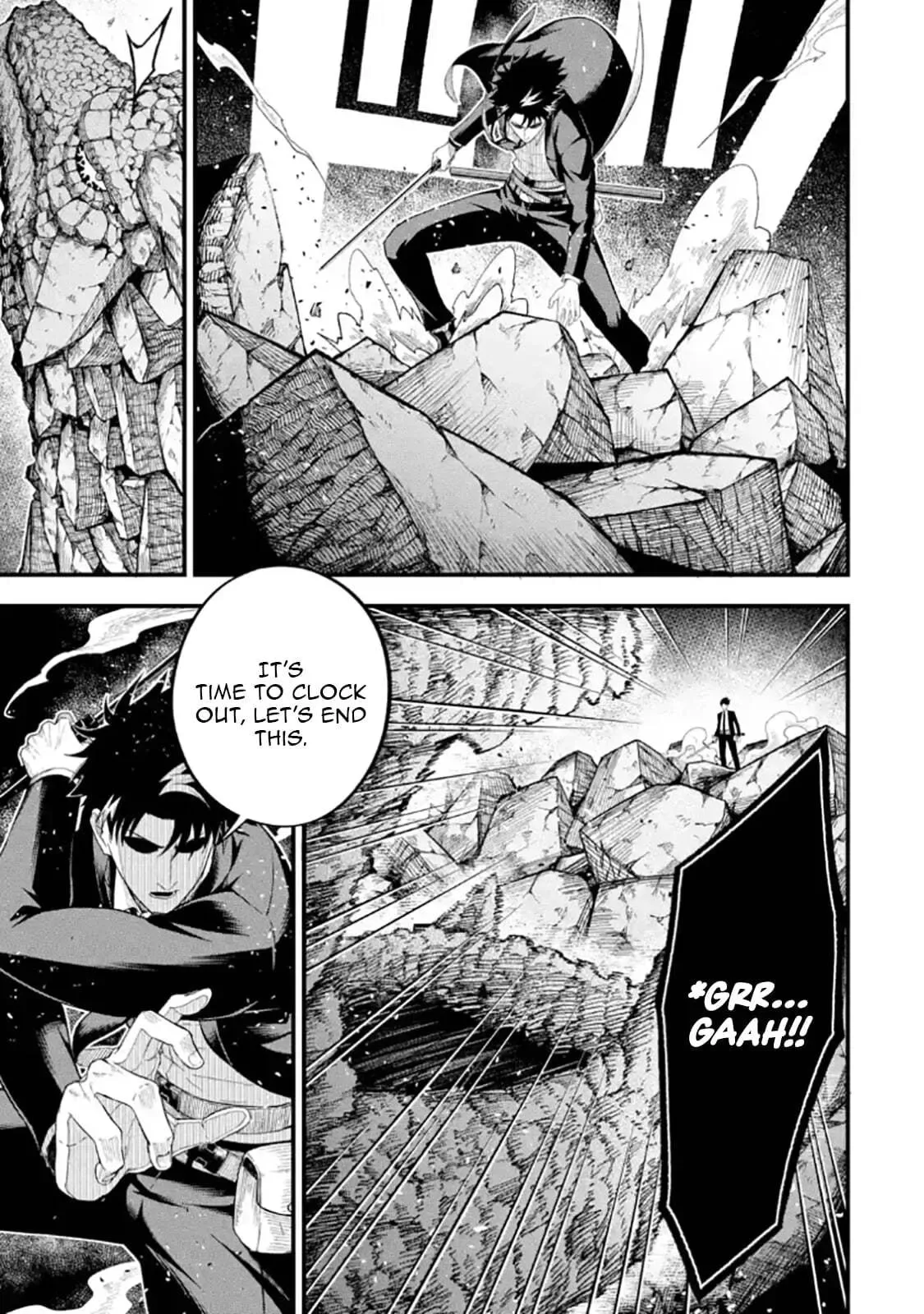 Shachiku Kensei, Haishinsha ni Naru: Black Guild Kaishain, Ukkari Kaisha-you Kaisen de S-kyuu Monster o Aite ni Musou Suru Tokoro o Zenkoku Haishin Shiteshimau Chapter 13.3 page 7