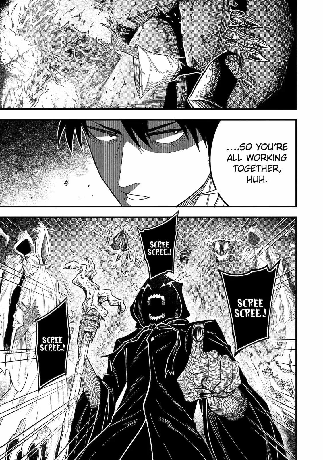 Shachiku Kensei, Haishinsha ni Naru: Black Guild Kaishain, Ukkari Kaisha-you Kaisen de S-kyuu Monster o Aite ni Musou Suru Tokoro o Zenkoku Haishin Shiteshimau Chapter 13 page 14
