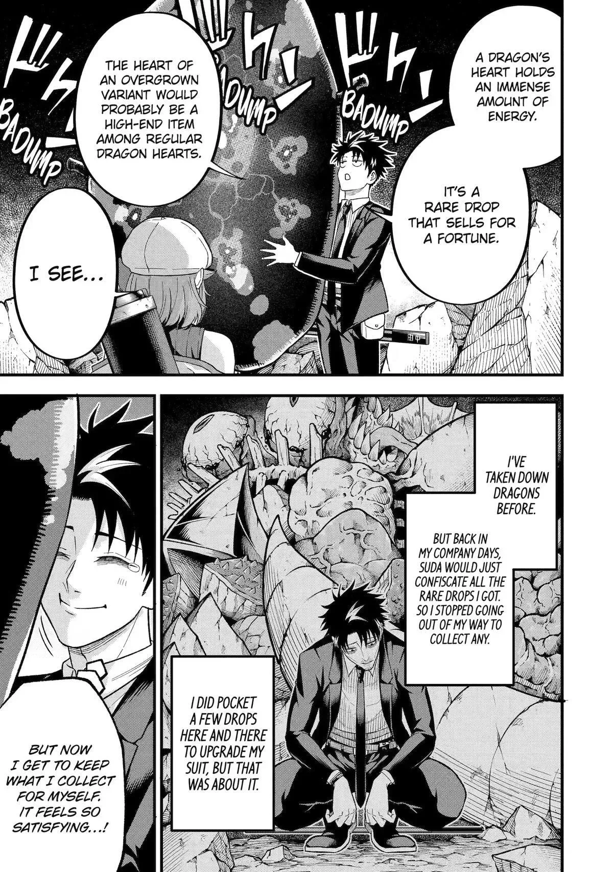 Shachiku Kensei, Haishinsha ni Naru: Black Guild Kaishain, Ukkari Kaisha-you Kaisen de S-kyuu Monster o Aite ni Musou Suru Tokoro o Zenkoku Haishin Shiteshimau Chapter 14 page 7