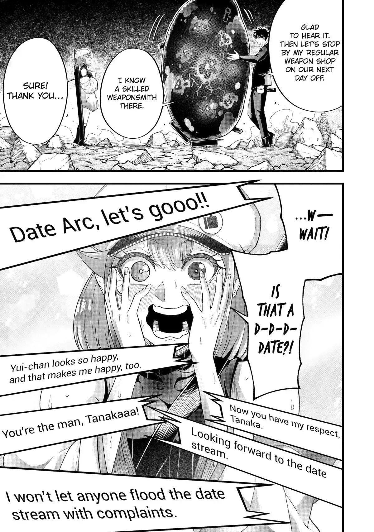 Shachiku Kensei, Haishinsha ni Naru: Black Guild Kaishain, Ukkari Kaisha-you Kaisen de S-kyuu Monster o Aite ni Musou Suru Tokoro o Zenkoku Haishin Shiteshimau Chapter 14 page 9