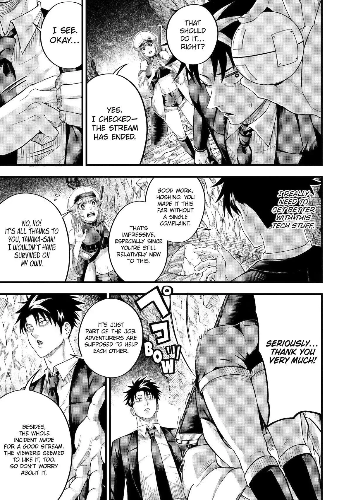 Shachiku Kensei, Haishinsha ni Naru: Black Guild Kaishain, Ukkari Kaisha-you Kaisen de S-kyuu Monster o Aite ni Musou Suru Tokoro o Zenkoku Haishin Shiteshimau Chapter 14 page 21