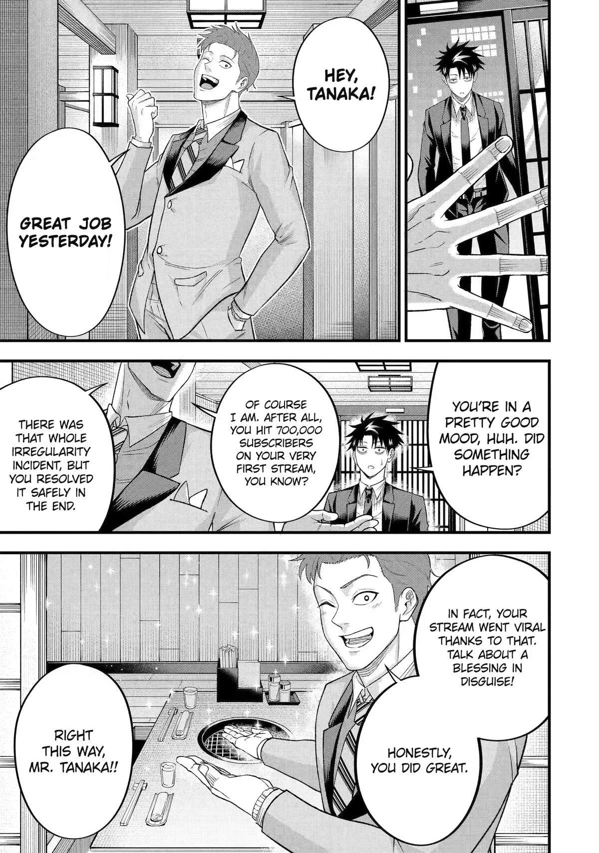 Shachiku Kensei, Haishinsha ni Naru: Black Guild Kaishain, Ukkari Kaisha-you Kaisen de S-kyuu Monster o Aite ni Musou Suru Tokoro o Zenkoku Haishin Shiteshimau Chapter 15 page 9