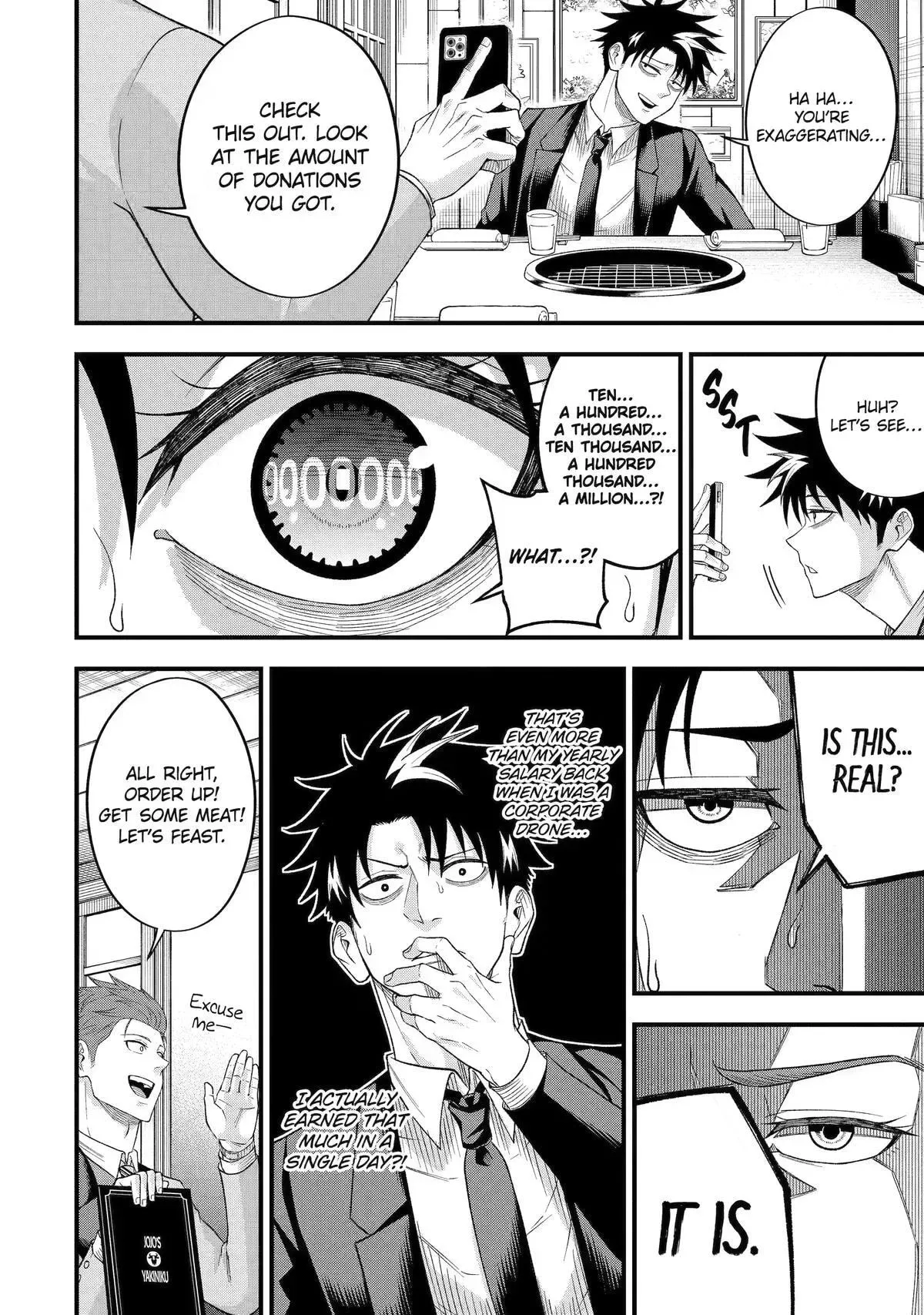 Shachiku Kensei, Haishinsha ni Naru: Black Guild Kaishain, Ukkari Kaisha-you Kaisen de S-kyuu Monster o Aite ni Musou Suru Tokoro o Zenkoku Haishin Shiteshimau Chapter 15 page 10