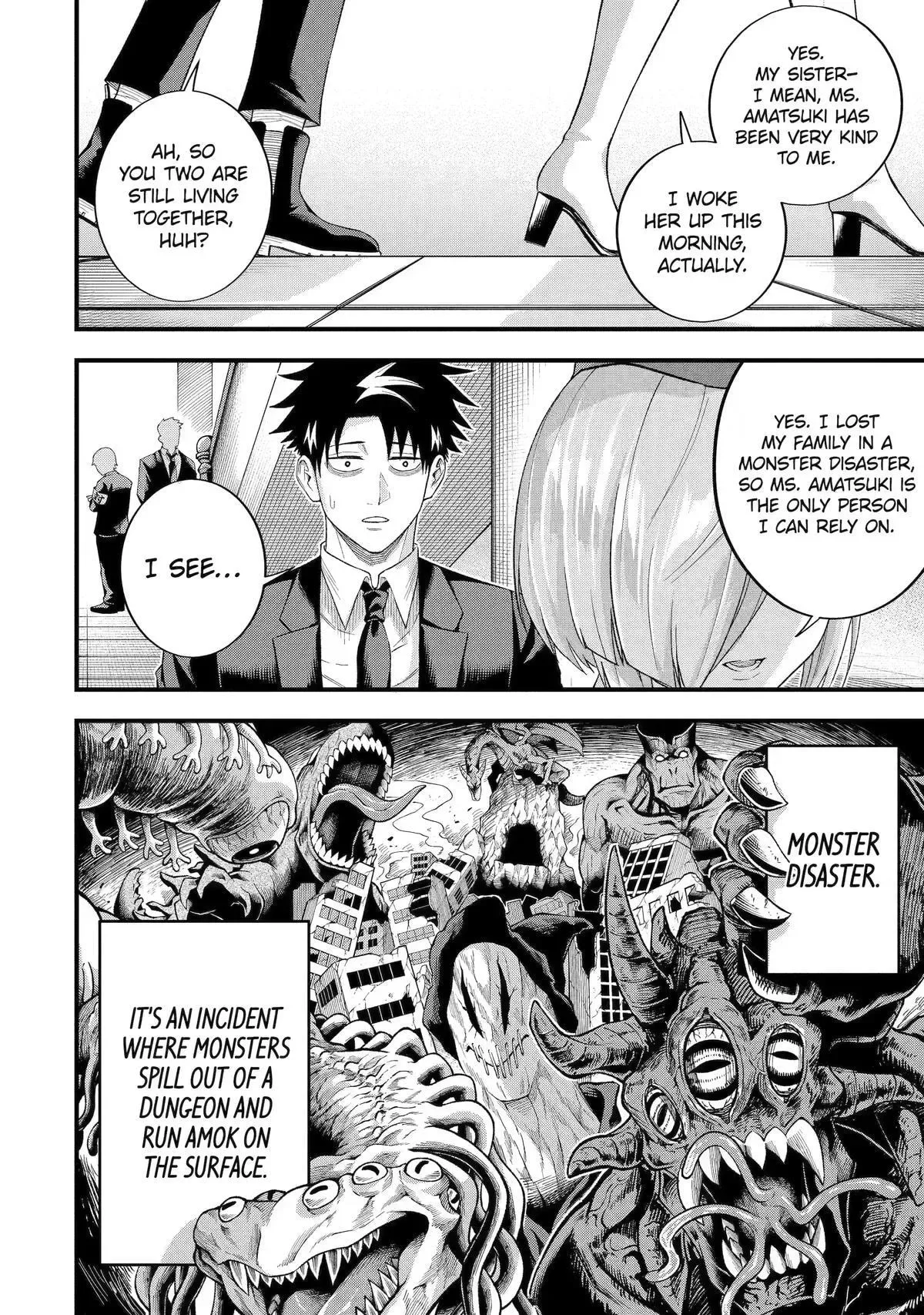 Shachiku Kensei, Haishinsha ni Naru: Black Guild Kaishain, Ukkari Kaisha-you Kaisen de S-kyuu Monster o Aite ni Musou Suru Tokoro o Zenkoku Haishin Shiteshimau Chapter 16 page 19