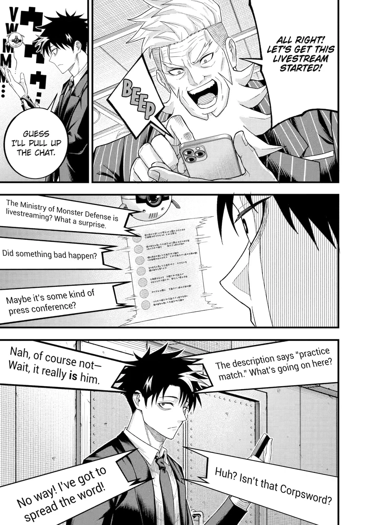 Shachiku Kensei, Haishinsha ni Naru: Black Guild Kaishain, Ukkari Kaisha-you Kaisen de S-kyuu Monster o Aite ni Musou Suru Tokoro o Zenkoku Haishin Shiteshimau Chapter 17 page 26