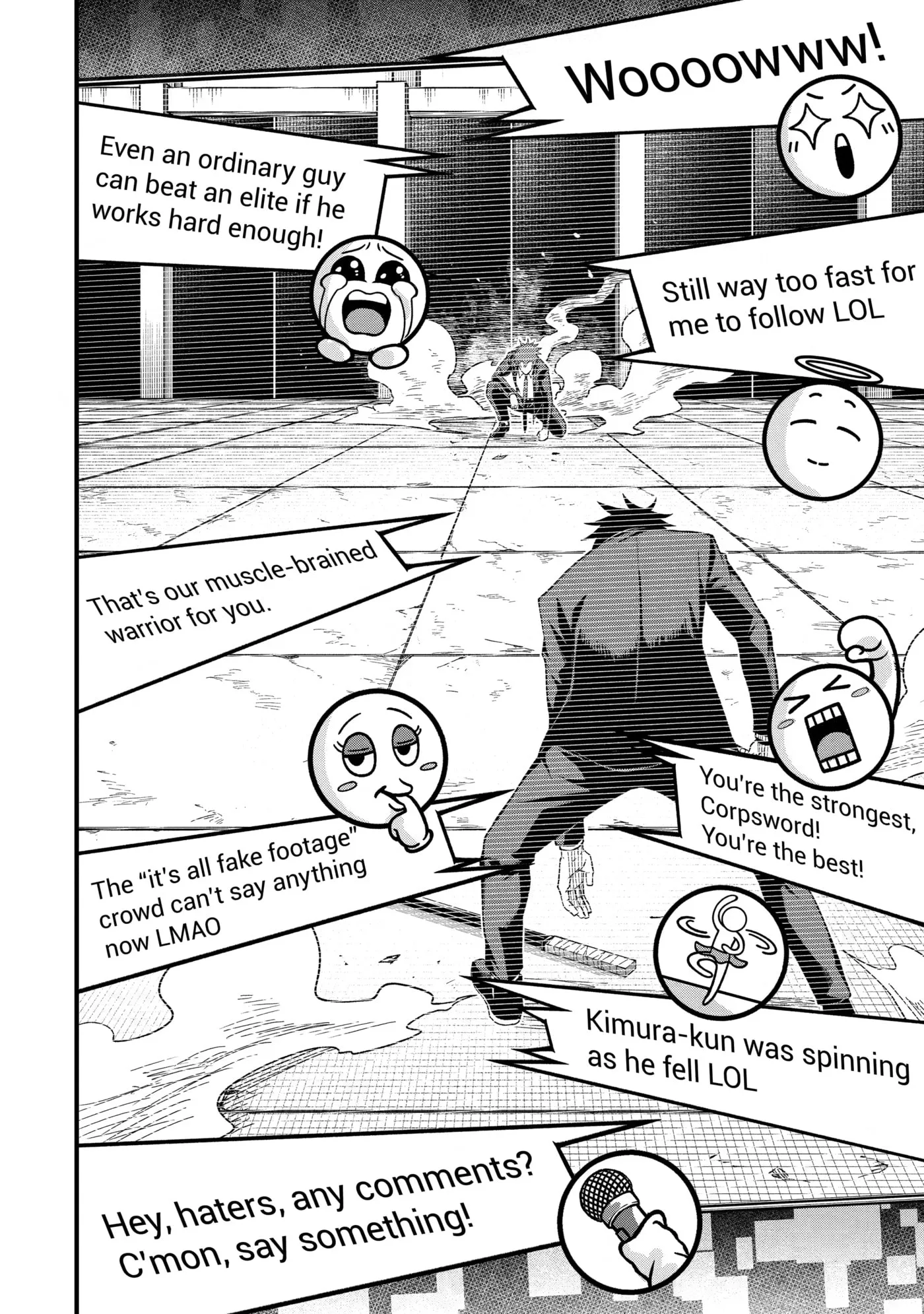 Shachiku Kensei, Haishinsha ni Naru: Black Guild Kaishain, Ukkari Kaisha-you Kaisen de S-kyuu Monster o Aite ni Musou Suru Tokoro o Zenkoku Haishin Shiteshimau Chapter 17 page 38