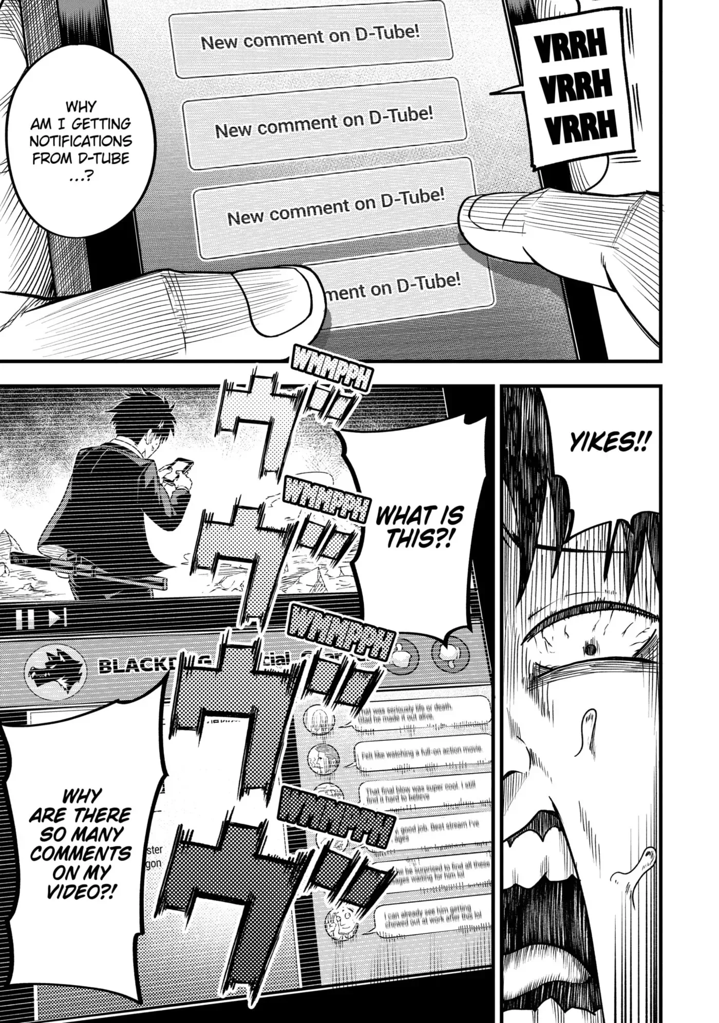 Shachiku Kensei, Haishinsha ni Naru: Black Guild Kaishain, Ukkari Kaisha-you Kaisen de S-kyuu Monster o Aite ni Musou Suru Tokoro o Zenkoku Haishin Shiteshimau Chapter 2.4 page 7