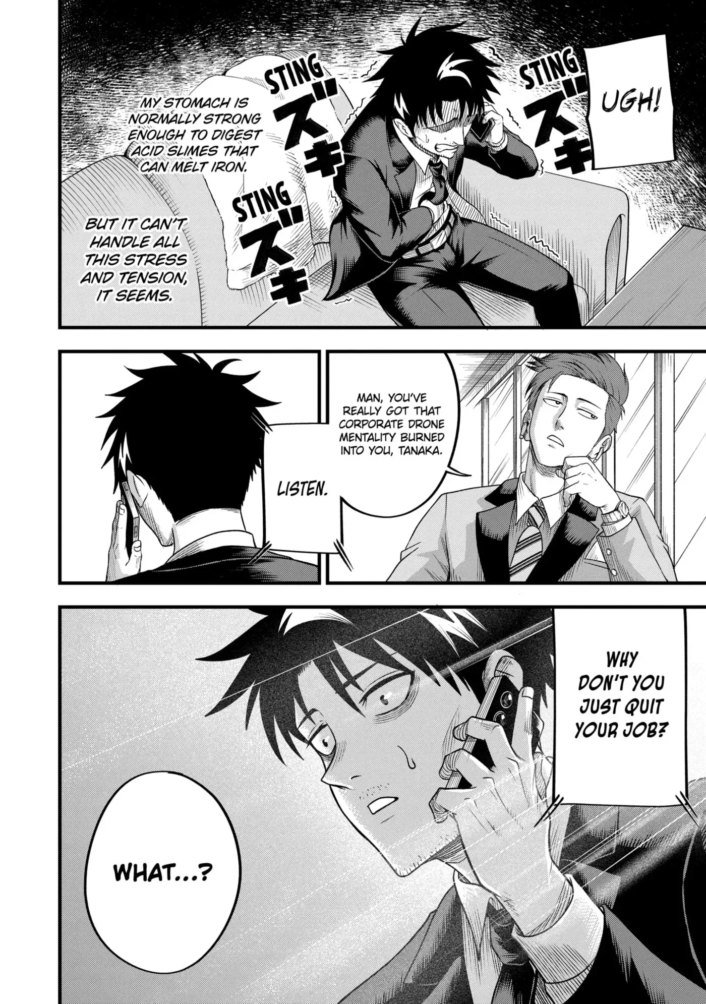 Shachiku Kensei, Haishinsha ni Naru: Black Guild Kaishain, Ukkari Kaisha-you Kaisen de S-kyuu Monster o Aite ni Musou Suru Tokoro o Zenkoku Haishin Shiteshimau Chapter 3.1 page 16