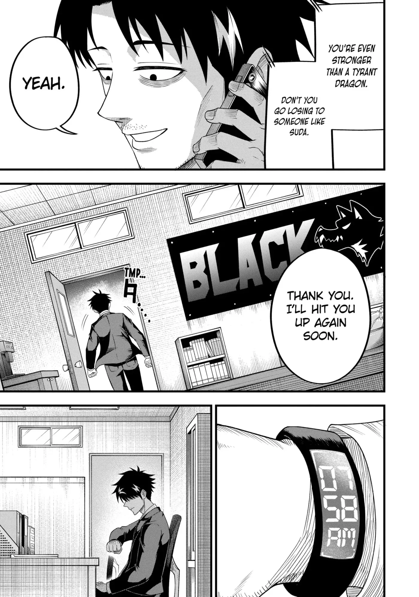 Shachiku Kensei, Haishinsha ni Naru: Black Guild Kaishain, Ukkari Kaisha-you Kaisen de S-kyuu Monster o Aite ni Musou Suru Tokoro o Zenkoku Haishin Shiteshimau Chapter 3.2 page 13