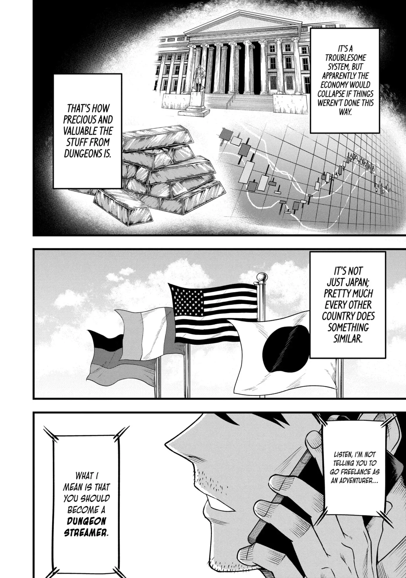 Shachiku Kensei, Haishinsha ni Naru: Black Guild Kaishain, Ukkari Kaisha-you Kaisen de S-kyuu Monster o Aite ni Musou Suru Tokoro o Zenkoku Haishin Shiteshimau Chapter 3.2 page 6