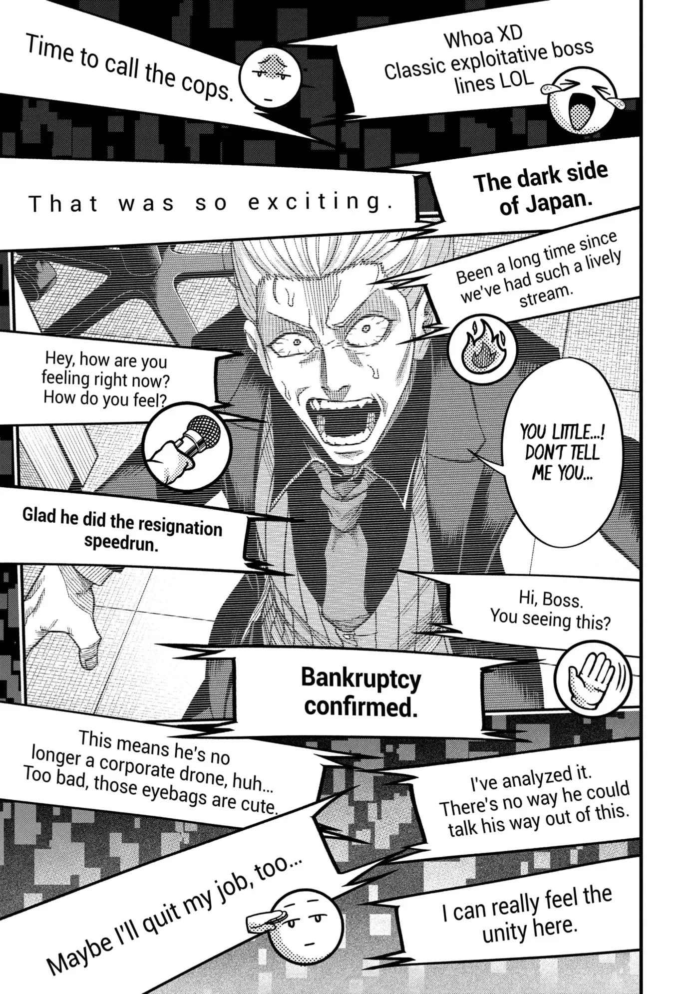 Shachiku Kensei, Haishinsha ni Naru: Black Guild Kaishain, Ukkari Kaisha-you Kaisen de S-kyuu Monster o Aite ni Musou Suru Tokoro o Zenkoku Haishin Shiteshimau Chapter 4.2 page 11