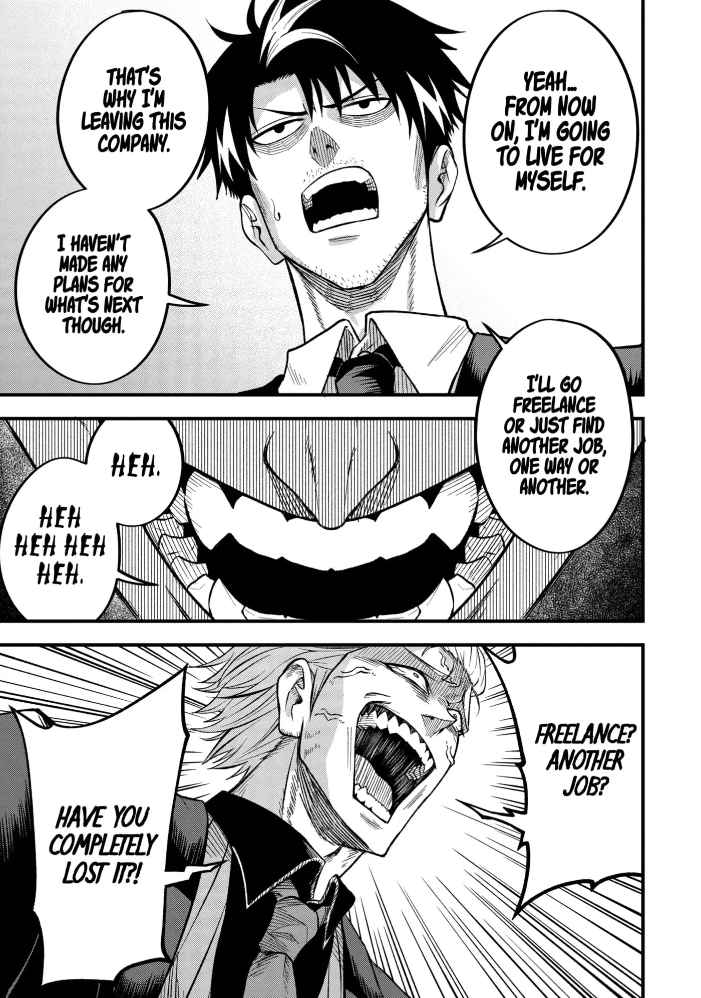 Shachiku Kensei, Haishinsha ni Naru: Black Guild Kaishain, Ukkari Kaisha-you Kaisen de S-kyuu Monster o Aite ni Musou Suru Tokoro o Zenkoku Haishin Shiteshimau Chapter 4.3 page 5