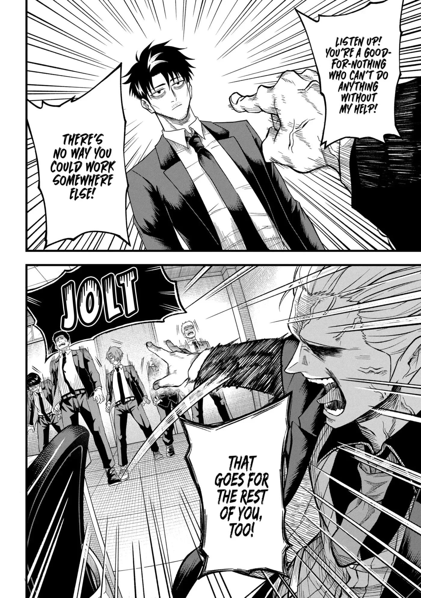 Shachiku Kensei, Haishinsha ni Naru: Black Guild Kaishain, Ukkari Kaisha-you Kaisen de S-kyuu Monster o Aite ni Musou Suru Tokoro o Zenkoku Haishin Shiteshimau Chapter 4.3 page 6