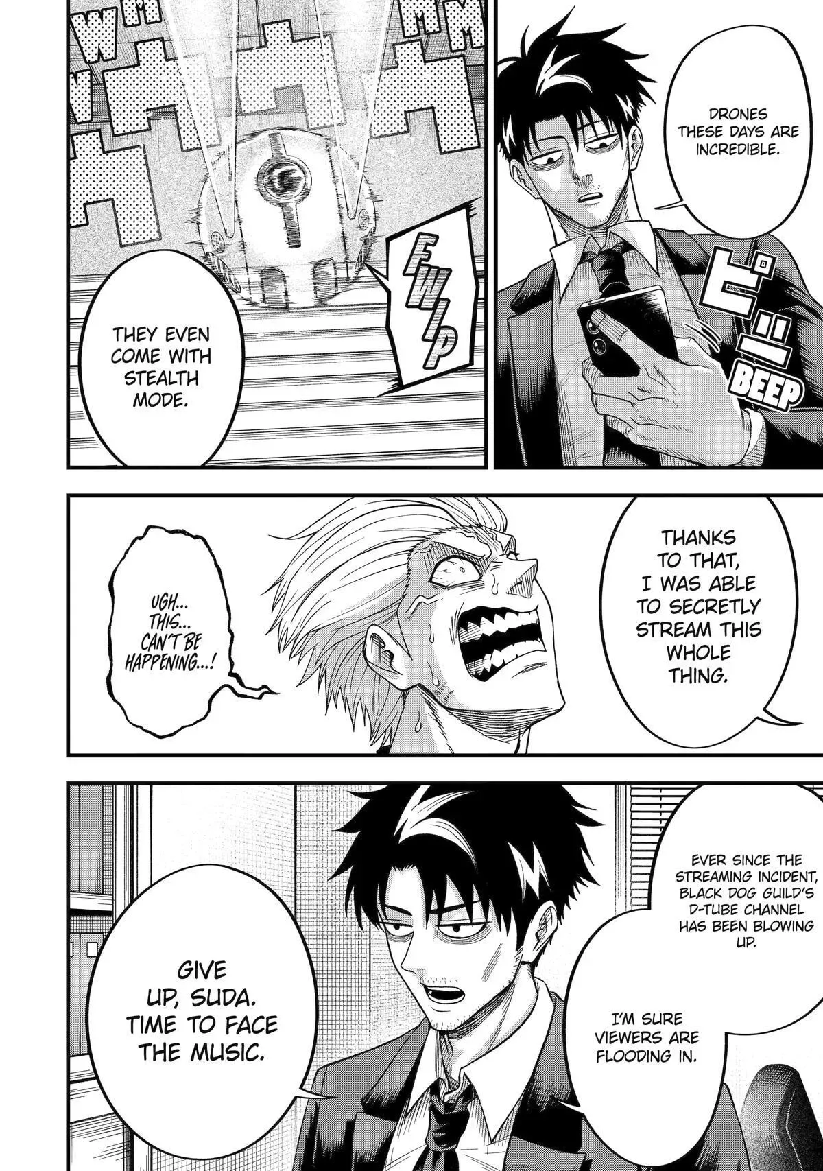 Shachiku Kensei, Haishinsha ni Naru: Black Guild Kaishain, Ukkari Kaisha-you Kaisen de S-kyuu Monster o Aite ni Musou Suru Tokoro o Zenkoku Haishin Shiteshimau Chapter 4 page 25