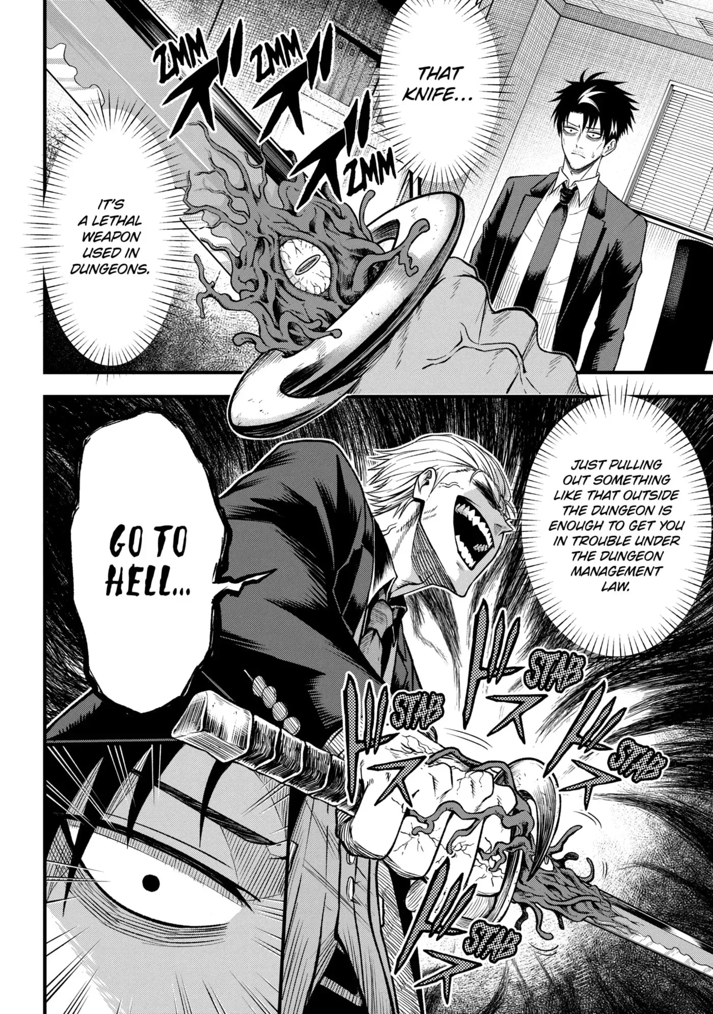 Shachiku Kensei, Haishinsha ni Naru: Black Guild Kaishain, Ukkari Kaisha-you Kaisen de S-kyuu Monster o Aite ni Musou Suru Tokoro o Zenkoku Haishin Shiteshimau Chapter 5.1 page 2