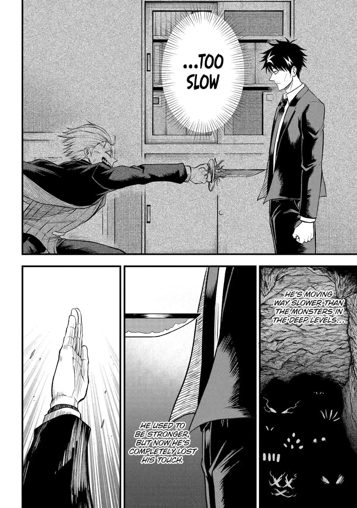 Shachiku Kensei, Haishinsha ni Naru: Black Guild Kaishain, Ukkari Kaisha-you Kaisen de S-kyuu Monster o Aite ni Musou Suru Tokoro o Zenkoku Haishin Shiteshimau Chapter 5 page 4