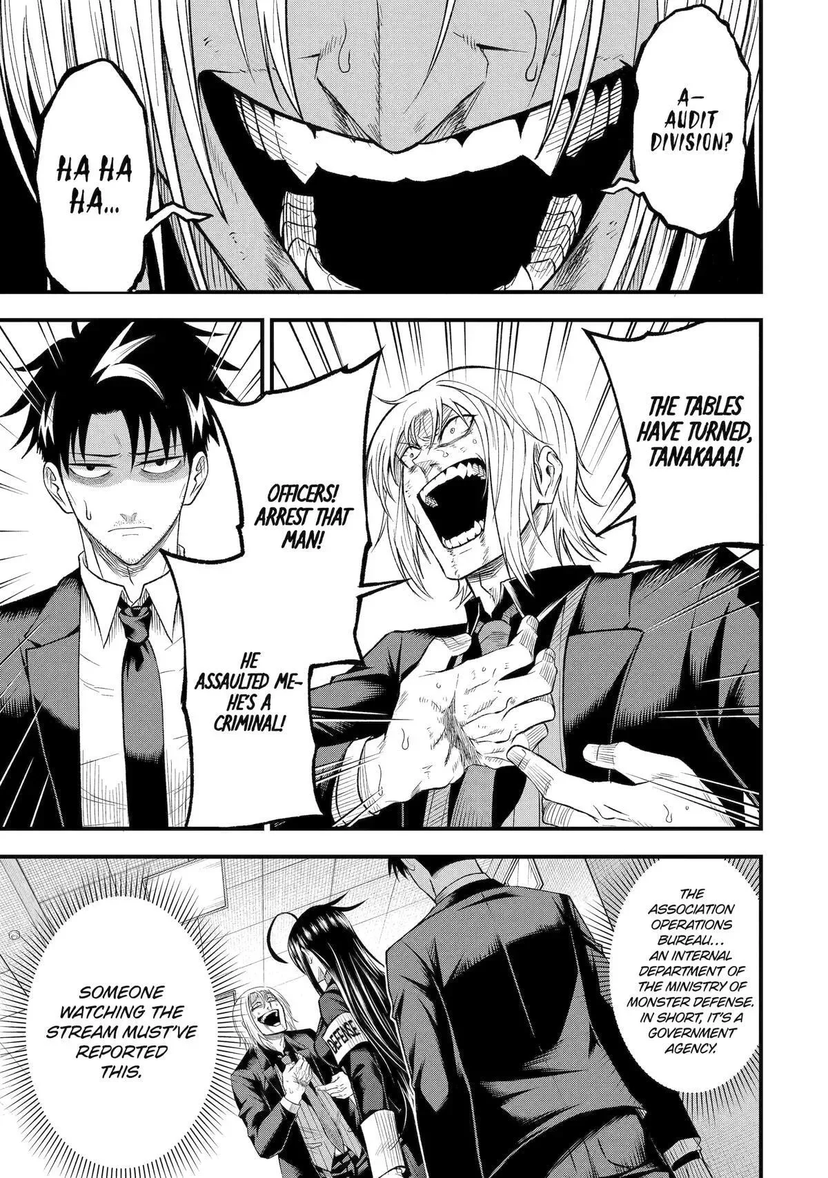 Shachiku Kensei, Haishinsha ni Naru: Black Guild Kaishain, Ukkari Kaisha-you Kaisen de S-kyuu Monster o Aite ni Musou Suru Tokoro o Zenkoku Haishin Shiteshimau Chapter 5 page 28
