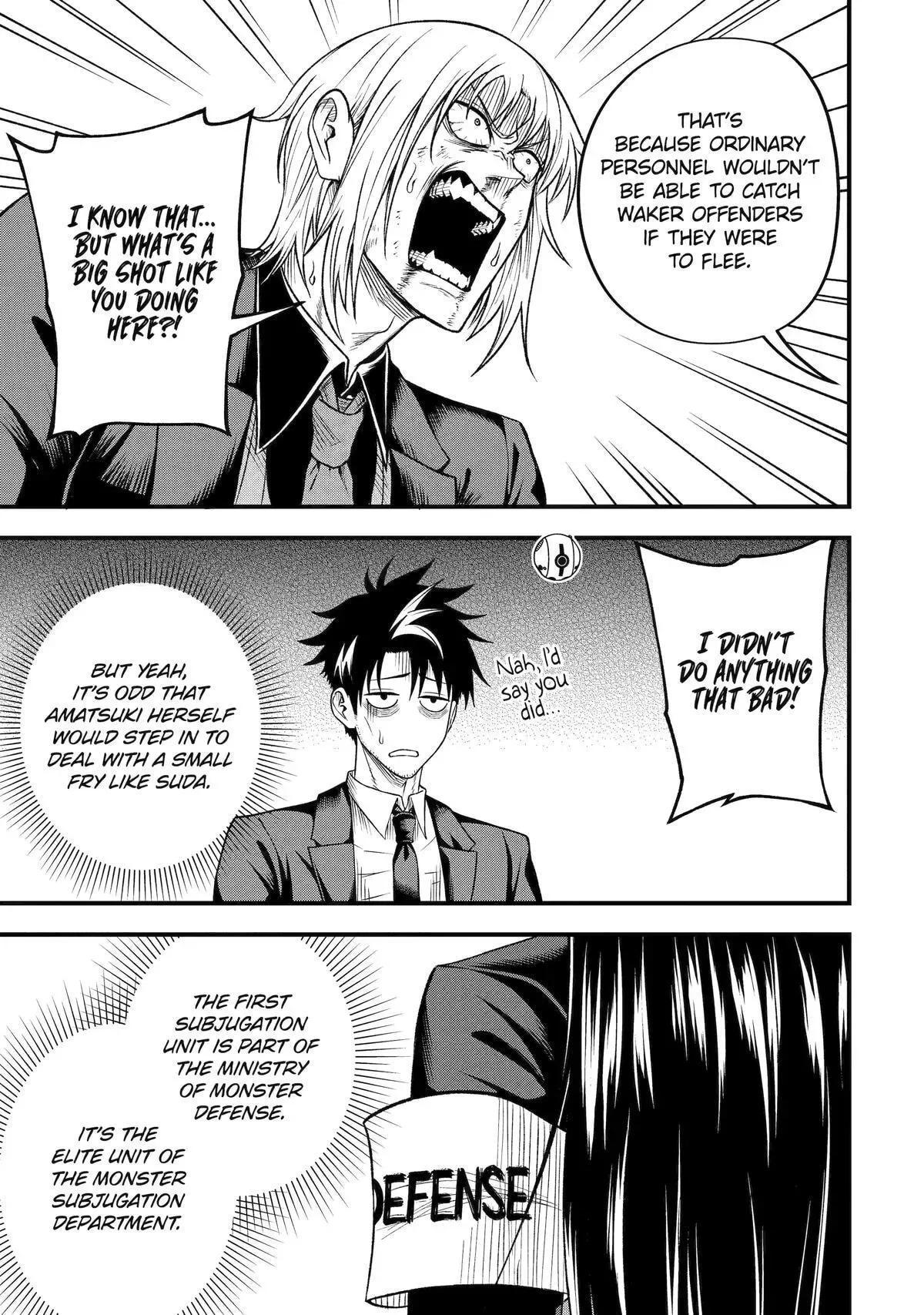 Shachiku Kensei, Haishinsha ni Naru: Black Guild Kaishain, Ukkari Kaisha-you Kaisen de S-kyuu Monster o Aite ni Musou Suru Tokoro o Zenkoku Haishin Shiteshimau Chapter 5 page 38