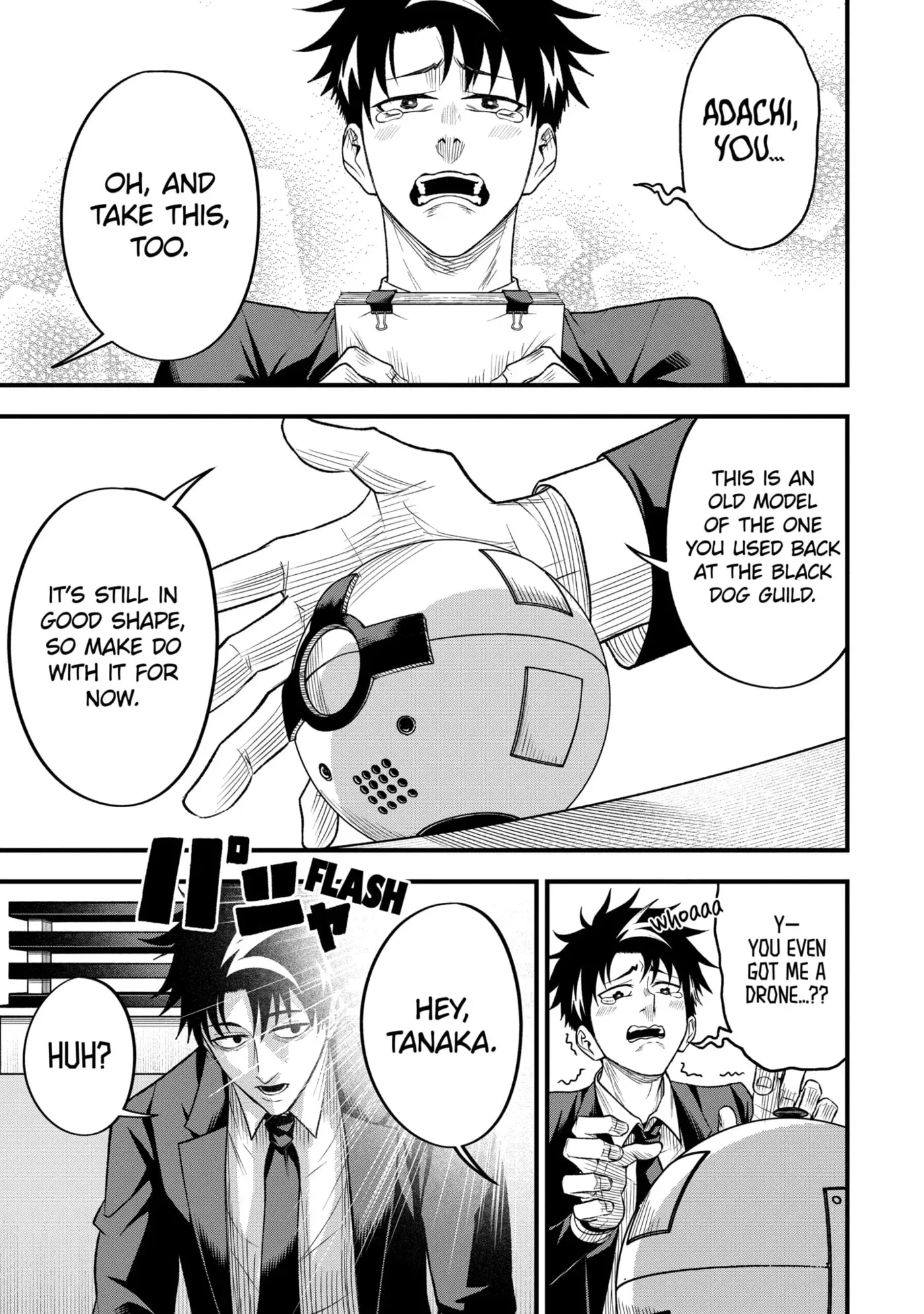 Shachiku Kensei, Haishinsha ni Naru: Black Guild Kaishain, Ukkari Kaisha-you Kaisen de S-kyuu Monster o Aite ni Musou Suru Tokoro o Zenkoku Haishin Shiteshimau Chapter 6.1 page 9